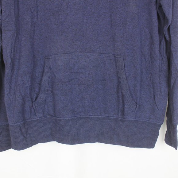 Free w/ Purchase- Thin Dark Blue long Sleeve Hoodie - Picture 3 of 7